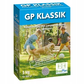    Îngrășământ pentru gazon GREENPLAN GP Klassik cu acțiune prelungită 5 kg
