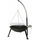  GARDEN grătar cu cărbune TREPIED GARDEN FIRE PIT HANGING GRĂTAR reglabil