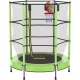  Trambulina copii PILIN cu cos de baschet, 145 cm