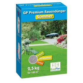   GREENPLAN Îngrășământ pentru gazon GP Premium Summer cu acțiune prelungită 2,5 kg