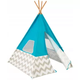  KidKraft 3 ani + casa cort copii TIPI, wigwam blue