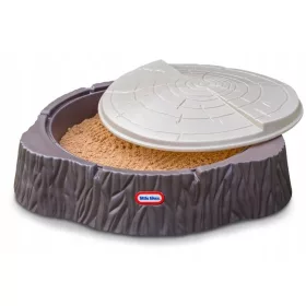    Little Tikes Stump Box + Capac 644658 WOODLAND SAND PIT STRUNG