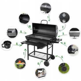    GRARA CARBUNE DE GRADINA BUTOI CUTIE DE CENSURA TERMOMETRU GRATA MARE 71x45cm