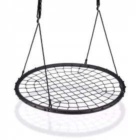    Leagăn de grădină Relaxdays cu plasă dia. 120 cm negru 10026654