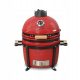  Gratar ceramic cu carbune Kamado Bono 34 cm MINIMO red BBQ
