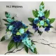 Set Decorativ pentru Mormânt: Stroik și Buchet Floral Artificial