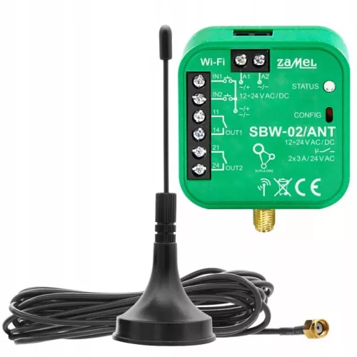 Telecomandă poartă Zamel SUPLA SBW-02/ANT cu antenă externă