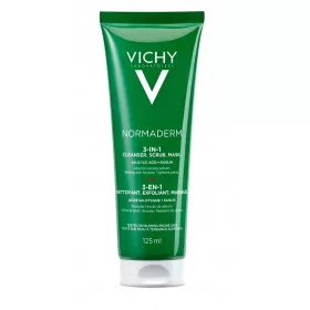   Mască 3 în 1 Vichy Normaderm - Peeling și Curățare, 125ml