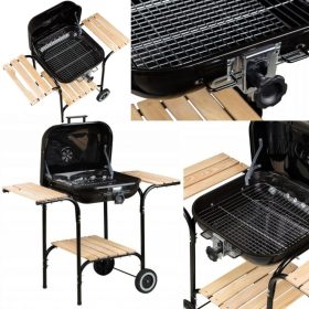    Carbune Gratar Gratar Reglaj Capac Gratar Circulator BrioGARDEN Mare