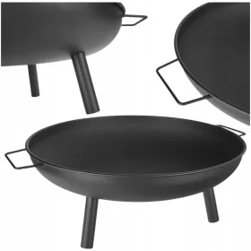    FOCUL DE GRADINA GRARA DE GRADINA 58cm MÂNERE ROTUNDE PENTRU FOCUL DE TAMPARA