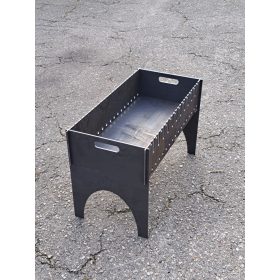  Mangal 4mm Pliabil Gratar Carbune 12 Sampoane