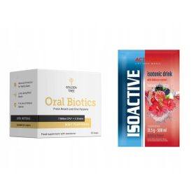   Oral Biotics Golden Tree - Probiotice Orale cu Menți Peppermint și GRATIS izotonic!