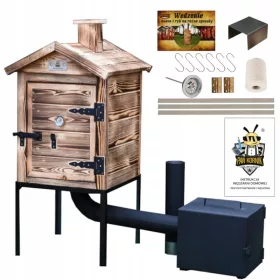    SMOKEHOUSE DIN LEMN PREMIUM CEL MAI ULTIMUL MODEL SOBA XXL IMPREGNARE SOLID