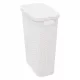 Cos de rufe alb din plastic 40 l cu capac