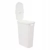 Cos de rufe alb din plastic 40 l cu capac