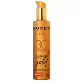   Ulei de Bronzare NUXE Sun cu Particule Strălucitoare SPF30, 150ml