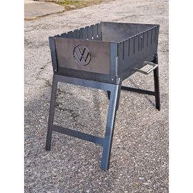    Mangal 3mm Grill CU PROPRIA INSCRIERE Carcasa pentru 8 sampoane carbune pliabil