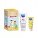 Lapte de corp pentru pielea sensibilă Mustela Sun Sensitive SPF 50+ și Cremă hidratantă cu avocado