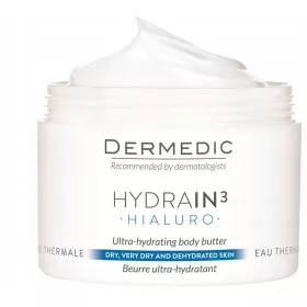   Unt de Corp Ultra-Hidratant Dermedic Hydrain3 Hialuro, 225 ml