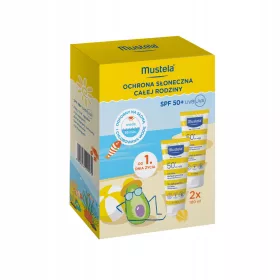   Set Complet de Protecție Solară Mustela pentru Întreaga Familie SPF50+ 2x100ml