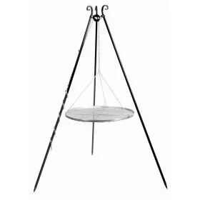 GRĂTAR MARE TREPIED GĂRÂNĂ GRĂTAR INOX 70 CM
