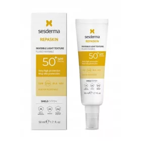   Crema de față Sesderma Repaskin Invisible SPF50+ 50 ml, Protecție Solară Înaltă