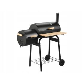    Gratar Smokehouse Cu Smokehouse Gratar Mare Cu Termometru Cu Raft De Capac XXl