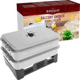  Afumator cu balcon cu reglare a capacitatii + GRATUIT
