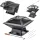 FOCUL DE GRADINA PENTRU GRARA DE TARA CU CAPAC GRATA 46cm SET OTEL