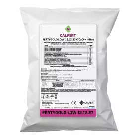    FERTYGOLD FERTILIZANT MULTICELULAR SĂCĂCUT 12.12.27 +7CaO +ME 25 KG OXID DE CALCI
