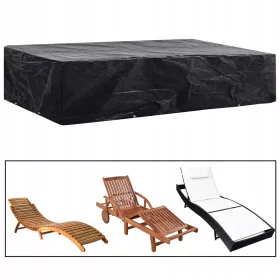   Husă de protecție pentru mobilier de grădină rezistentă la apă și UV, 218 x 77 x 55 cm
