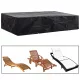 Husă de protecție pentru mobilier de grădină rezistentă la apă și UV, 218 x 77 x 55 cm
