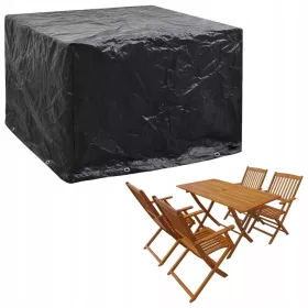   Husă de Protecție Impermeabilă pentru Mobilier de Grădină, Polietilenă, 122 x 112 x 98 cm