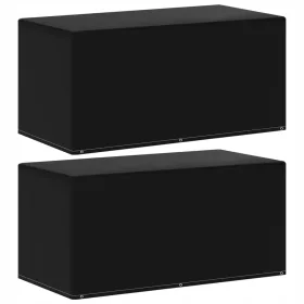   Huse Impermeabile pentru Mobilier de Grădină 160x80x75 cm, Set de 2 Bucăți