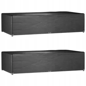   Huse Protecție Mobilier de Grădină Impermeabile, Set 2 Buc, 315x160x75 cm