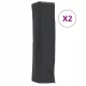 Husă de Protecție Rezistentă la Apă pentru Mobilier de Grădină, Negru 58x58x228 cm - Set 2 Bucăți