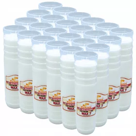   Set Lumanari Parafinice Kerzen WAX7 pentru Candele, 7 Zile Durata, 24 Bucati