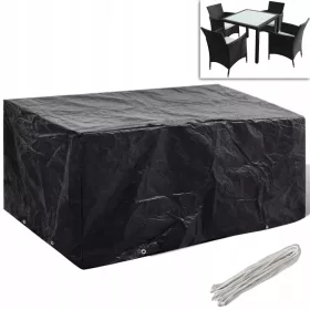   Husă Impermeabilă pentru Mobilier de Grădină din Ratan 180 x 140 x 90 cm