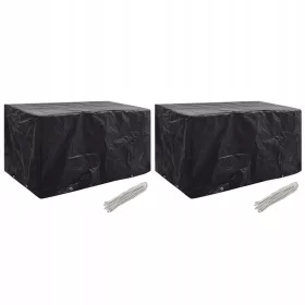   Huse rezistente pentru mobilier de grădină, set 2 buc, 180x70x90 cm