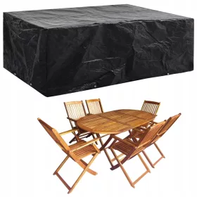   Husă de Protecție Impermeabilă pentru Mobilier de Grădină din Polietilenă 242 x 162 x 100 cm