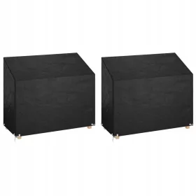   Huse de Protecție pentru Mobilier de Grădină, Impermeabile și Rezistente UV, 160x70x70/88 cm - Set de 2