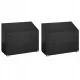 Huse de Protecție pentru Mobilier de Grădină, Impermeabile și Rezistente UV, 160x70x70/88 cm - Set de 2