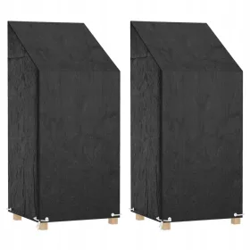   Huse Protecție Mese de Grădină Impermeabile 65x65x110/150 cm - Set 2 Bucăți