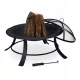  Semineu Relaxdays cu protectie la scantei,
