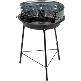    GRĂTAR DE CARBUNE DE GRADINA Rino Garden GW-RH-O Gratar rotund din otel cromat