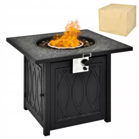    Masa foc gaz 14,65kW pentru terasa gradina balcon 81,5 x 81,5 x 63 cm