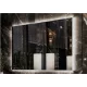 Lustră LED Iluminată 100x90, Impermeabil IP65, Montare Orizontală și Verticală