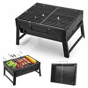    GRĂTAR TURISTIC DE CARBUNE PORTATĂ PLATĂBIL CA O VALIZĂ CĂLĂTORIE UȘOARĂ