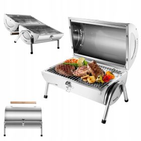  GRIL INOX INOX TURISTIC PORTAT PLIABLE DE CĂLATORI UȘOR