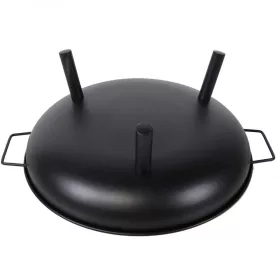    GRĂTAR MARE DE FOCĂR DE Grădină FOGAR DE OȚEL 60cm ADÂNCIME XXXL